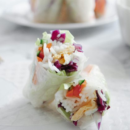 Vegetable Spring Rolls (Vegan)