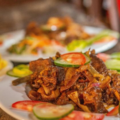 Ginger Onion Lamb
